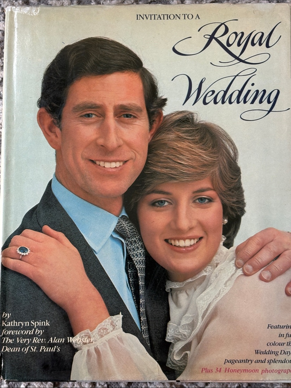 Royal Wedding Commemorative Book - Blue & White